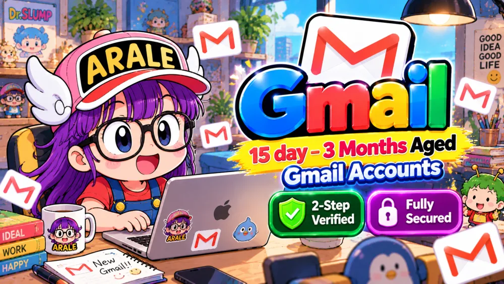 15 day – 3 Months Aged Gmail Accounts | 2-Step Verified | Fully Secured