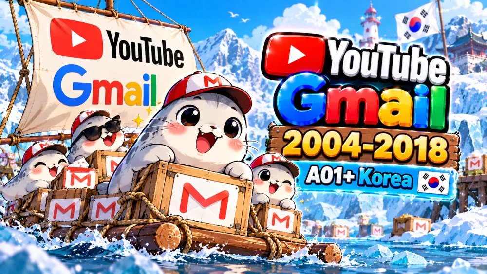 Gmail 2004-2018 - A01+ Korea